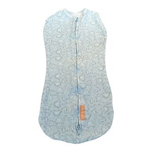 Swaddle Me Blue Dinosaur Baby Sleep Sack